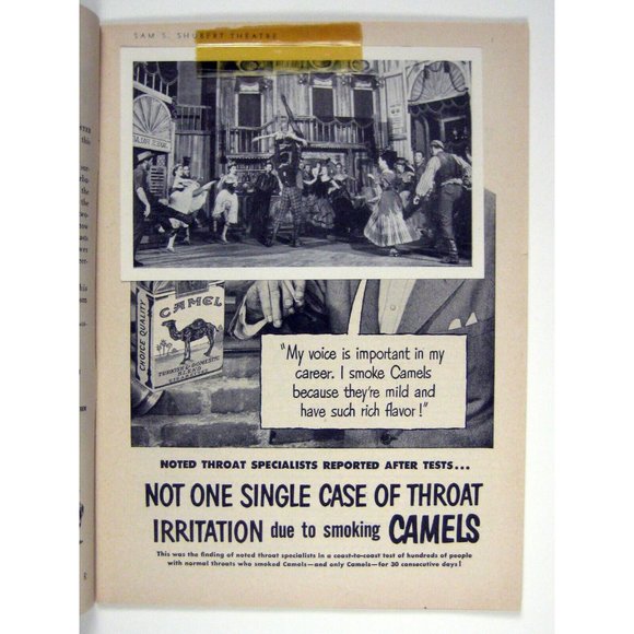 Paint Your Wagon Playbill February 1952 San Juan James Barton Postcard Ticket - Picture 2 of 11